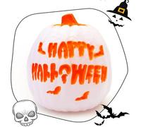 Uozonit Pumpkin Lights,Halloween Pumpkin Night Light with Creepy Sound - Decorative Lamp, Home Decorations for Fall Festival Cabinet Holiday Table Porch Lawn Yard Garden