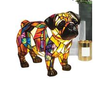 Uozonit Puppy Lamp - Dog Shaped Resin Bedside Lamp - Soft Lighting Decor for Dorm Nursery Bedroom Kids' Room Teenager's Room Daycare Classroom School