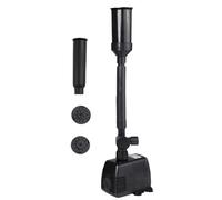 Uozonit Water Fountain Pump, Submersible Pump for Fountains, Aquarium Submersible Pump with 3 Nozzles, Pond Waterfall Submersible Pump and Stainless Steel Filter Set