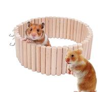 Uozonit Wooden Hamster Ladder, Hamster Climbing Ladder, Bridge Small Animal Climbing Stair 2-in-1 Cage Bendable Rates Cage Habitat Toy For Hamsters Chipmunks And Other Small Animals
