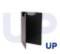 UP A4 PVC Fold Over Clipboard Black (1)