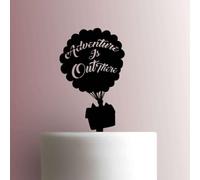 Up ? Adventure is Out There Acrylic Cake Topper 3mm Thick Premium Laser Cut Cake Decoration for Birthday, Wedding, Baby Shower & Party Cakes Durable Reusable