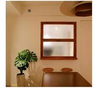Up And Down Sliding Window - Solid Wood Frame with Tempered Glass Adjustable Ventilation for Living Room & Kitchen Brown Sizes: 31.5" to 47.2"