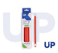 UP C2 HB Wood Case Pencil with Eraser (12)