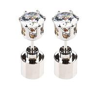 Up Crown Stainless 1 Earrings Ear Festival Glowing Drop LED Pendant Pairs Multi-Color Light For Stud Pearl Drop Earrings (Purple, One Size)