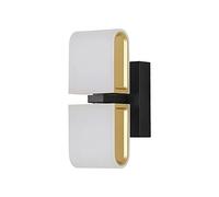Up & Down Glow Wall Sconce Rectangle LED Wall Light Rotatable d Wall Lamp, Modern Nordic Matte d Wall Mount Lights Fixture for Bedroom Bedside Living Room Hallway