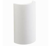 Up & Down Led Wall Light Primed White (Ready For Paint) Curved Lamp Fitting Kit