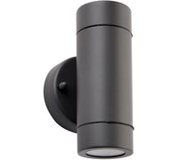 Up & Down Twin Outdoor IP44 Wall Light - 2 x 7W GU10 LED - Anthracite