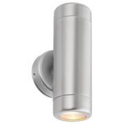 Up & Down Twin Outdoor Ip65 Wall Light - 2 X 7W Led Gu10 - Stainless Steel