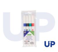 UP Drywipe Bullet Tip Marker Assorted Wallet (4)