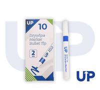 UP Drywipe Bullet Tip Marker Blue (10)