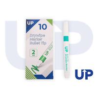 UP Drywipe Bullet Tip Marker Green (10)