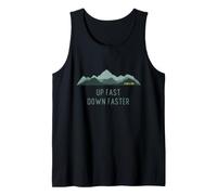Up Fast Down Faster Hill Trail and Fell Running Tank Top