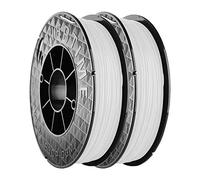 UP Fila Tough ABS 3D Printer Filament, Higher Impact Strength, Low Odor, Consistent 1.75mm Diameter,1KG (500g×2 Spools), White