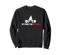 Up From The Depths Weight Lifter Fitness Motivation Sweatshirt