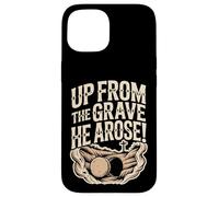 Up From the Grave He Arose Christian Resurrection Empty Tomb Case for iPhone 15