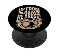 Up From the Grave He Arose Christian Resurrection Empty Tomb PopSockets Adhesive PopGrip
