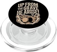 Up From the Grave He Arose Christian Resurrection Empty Tomb PopSockets PopGrip for MagSafe