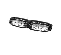 Up Front Bumper Centre Grilleper Grille For BMW 3 Series G20 G21 M-Sport 320i 325i 330i M340i LCI 2022 2023 2024 Front Diamond Grille Center Grid Auto Parts(Black Silver)