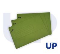 UP Half Flap Document Wallet Pack of 50 - Green