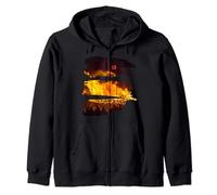 Up Helly Aa, Viking Winter Fire Festival in Shetland Islands Zip Hoodie