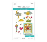 Up in The Air View Etched Dies from The Windows with a View Collection by Tina Smith