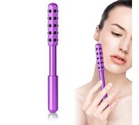 Up Lifting Massaging Beauty Roller Radiance Roller 30 Germanium Stone Face Roller for Uplift and Skin Care,Uplifting Face Massager (Purple)