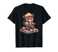 Up on the Roof with Teddy Bear Costume for Adults and Kids T-Shirt