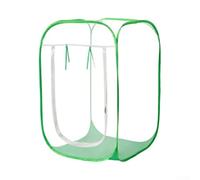 Up Plant Cover Vegetable Protection Tent Fruit Insect Netting Garden Frost Shield Breathable Mesh Cloche Outdoor Plant Cage Weather Guard Portable Greenhouse Tent (Green-edged 60 * 60 * 90)