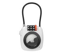 UP Security AirTag Holder with Combination Lock, Works with Apple AirTag Holder, Anti-Theft Air Tag Case with Cable Lock, Air Tagholder for Luggage, Backpack, Suitcase, Travel Safe GPS Tracker Case