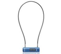 UP Security Cable Scooter Lock with Combination, Combo Padlocks for Outdoor Fence Gate, Luggage Antitheft, Wire U Lock for Refrigerator, Cabinet, Bike, Bicycle (23.6"(60cm) Cable, Blue)