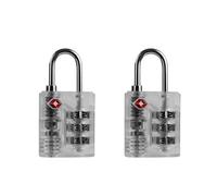 UP Security Luggage Locks TSA Approved, Combo Lock for Gym Locker, Small Padlock Combination, 3 Digit Combination Padlock for School Locker, Travel Suitcase, Gun Case, Backpack Zipper (White+White)