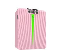 UP Security Small Lock Box for Keys With Code, Combination Lock Boxes for Personal Items, Mini Pink Box for Home Personal Safe, Money, Cash, Jewelry, Medicine Storage, Escape Room Props, Hide a Key