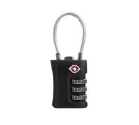 UP Security Suitcase Locks TSA Approved, 3 Digit Combination Padlock, TSA Locks for Luggage, Combo Padlock with Code, for Backpack, Gym Locker, Guitar Gun Case, Bag Zipper, Ammo Can, Tool Box (Black)