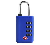 UP Security TSA Approved Locks for Luggage with Open Alert, Small Combo Lock with Code, Combination Padlock for Travel Essentials, Suitcase, Gym Locker, Cabinet, Case, Backpack, Bag Zipper (Blue)