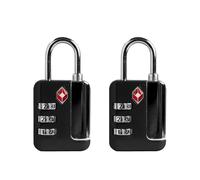 UP Security TSA Locks for Luggage, Small Combination Lock for Locker, 3 Digit Padlock Combination, TSA Approved Combo Padlocks for Gym Locker, Travel Suitcase, Gun Case, Storage Box, Backpack Zipper