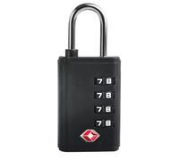 UP Security TSA Locks for Luggage, Small Combination Padlock with Alert Indicator, Luggage Locks TSA Approved for Travel Essentials, Combo Lock for Suitcase, Cabinet, Gym Locker, Gun Case, Box (Black)