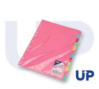UP Subject Divider A4 12 Part Pastel
