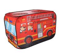 up Tent for Kids, Foldable Oxford Cloth Fire Truck Tent with 3 Openings, 44x26x30 Inch Large up Play, Play House for Toddlers, Boys and Girls Gifts #·