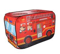 up Tent for Kids, Foldable Oxford Cloth Fire Truck Tent with 3 Openings, 44x26x30 Inch Large up Play, Play House for Toddlers, Boys and Girls Gifts