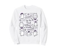 Up The Creek Without A Waddle Funny Penguin Pun Sweatshirt