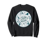 Up The Creek Without A Waddle Funny Penguin Pun Sweatshirt