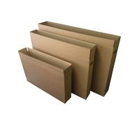 Up to 24" TV Removal Cardboard Moving Box - ideal for Screens, Artwork, Mirrors & Pictures (5)