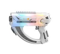 Up to 33ft Long Range Water Gun, 500cc Electric Water Gun, Waters Guns Toy Pistol, with LED Colorful Lights, 30mins Playing Time, Water Gun Toys for Pool Party Beach Adults Kids (grey)