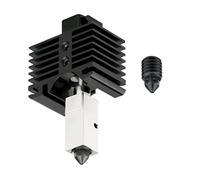 UP to 500C High Temperature Upgraded Hotend with Plated Copper Heater Block, TC4 Titanium Heatbreak, Extra Hardened Steel Nozzle Compatible with BB X1 Carbon X1-Carbon Combo 3D Printer