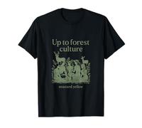 Up to Forest Culture Cottagecore Picnic Design Sage Green T-Shirt