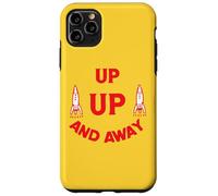UP UP AND AWAY- retro vintage alien ufo spaceship rocket 70s Case for iPhone 11 Pro Max