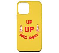 UP UP AND AWAY- retro vintage alien ufo spaceship rocket 70s Case for iPhone 12 mini