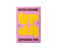 UP-UP - Salted Caramel Milk Chocolate Bars - Chocolate Bars with 35% Cacao Content - Chocolate Gift, Salted Caramel, Chocolate Bar - Vegetarian Chocolate - Palm Oil Free, Gluten Free Chocolate - 120g