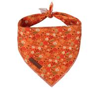 UP URARA PUP Halloween Dog Bandana,Pumpkin Triangle Bid Scarf with Pink Pumpkin & Ghost Pattern, Cotton Pet Kerchief for Girl Female Dogs or Cats, Cute Puppy Bandana Fancy for Dogs